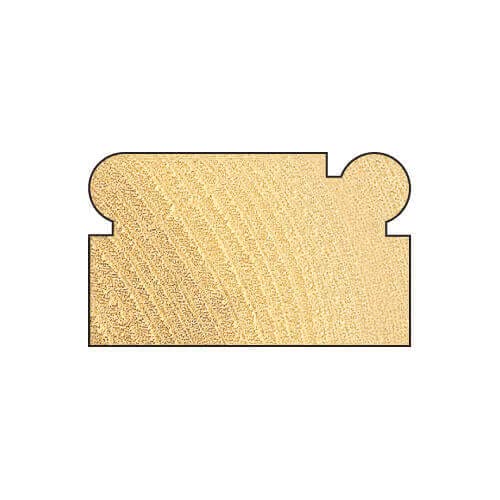 Trend CraftPro Corner Bead Router Cutter, 1/4 Inch Shank, 22.3mm Cut Diameter & 14mm Cut Length, 3.2mm Radius - Image 3