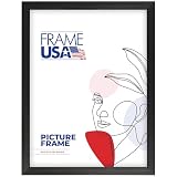 Frame USA 23x35 Picture Frame, Black, Timber Series, Wall Hanging Frame with High Clarity Plexiglass