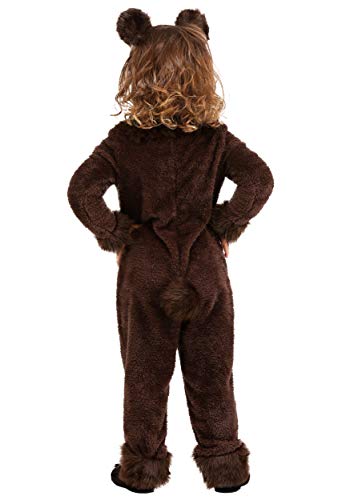 Disfraz completo de oso marrón para bebé talla 4T miniatura 2