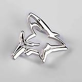 eishockey pinguine usa Maße 2, 3 x 2, 3 cm Kölner Haie Pin Shark, Silber, one Size