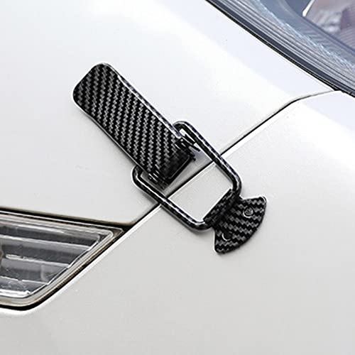 MiOYOOW 4 Stück Schnellverschluss Hakenverschluss Clip Tragbar Robuster LKW Haube Clip aus Edelstahl für Autoko fferraum