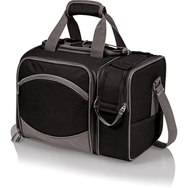 N/A Bärbar servisväska med vinpåse stor kapacitet kan lutas utomhus camping picknick förvaringsväska