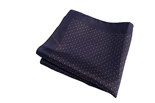 Pocket Square Dark Brown en soie haut de gamme par HUGO BOSS