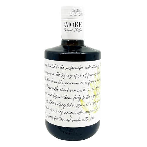 Image of Amore Passami l'Olio Extra Virgin Olive Oil, 16.9 fl oz (500ml) | 100% Italian, Cold-Pressed, Premium Olive Oil From Umbria