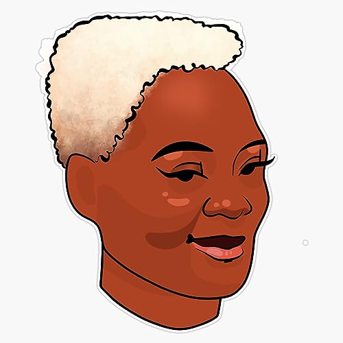 Pride Month Portraits Brenda Fassie Bumper Sticker Vinyl Decal 5"