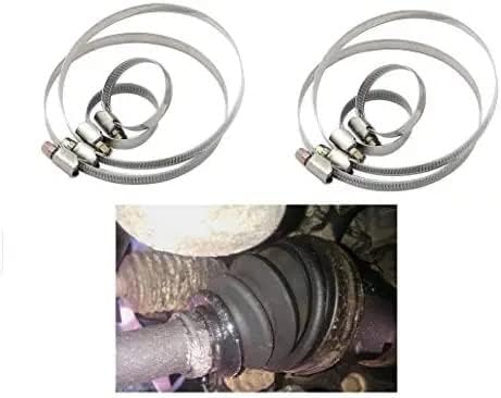 (SET OF EIGHT CLAMPS) CV Axle Repair Clamps Kit for Leaking Boots after Lift Kit FITS FJ Cruiser, Tacoma, 4Runner, Tundra