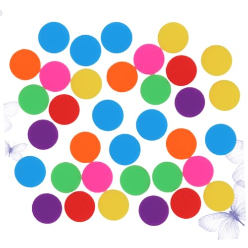 TOYANDONA 100 Uds Juguetes De Aprendizaje para Juego De Fichas De Bingo Marcadores De Juego Fichas Marcadores De Bingo Fichas De Conteo De Bingo Fichas De Bingo para Juegos De