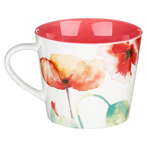 Taza de cerámica coral con frases motivadoras 10 oz miniatura 2
