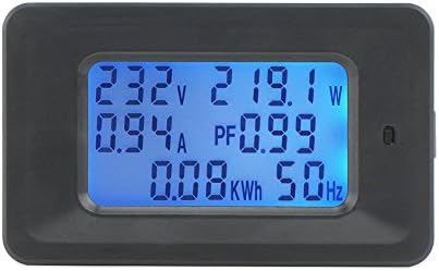 Medidor de voltagem digital 20A Medidor de energia LCD 5KW Fator ...