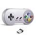 2.4 GHz Wireless USB Controller Compatible with Super Famicom Games, iNNEXT SNES Retro USB Classic Controller Joypad Joystick for Windows PC MAC Linux Genesis (Multi-Colored Keys)