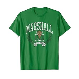 Marshall Thundering Herd Victory Vintage Green T-Shirt