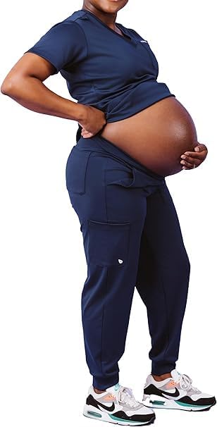 OG Custom Maternity Scrubs Set – Mix and Match Pregnancy Tops and Pants