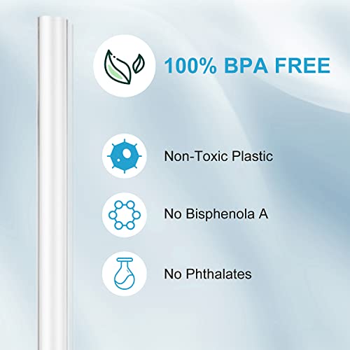 6pcs Replacement Straws for Iron Flask Thermo Flask, Straws with 2 Cleaning Brushes Compatible with IRON °FLASK, Thermo flask, Hydro Flask Wide Mouth Bottle Straw Lid