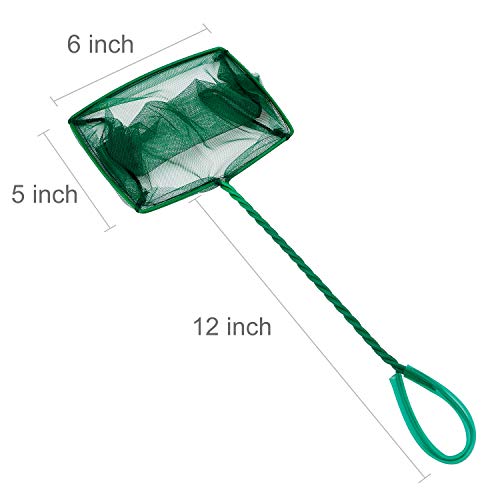 Pawfly 4/6 Inch Aquarium Fish Net Set Fish Catch Nets with Plastic Handle - Image 7