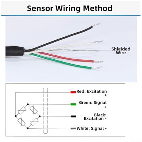 Celda de carga sensor de agujero pasante 30kg transductor 3