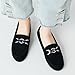 VERDASCO Loafers for Women Comfort Flat Work Shoes Casual Slip On Moccasins Penny Loafers Lady Dress Shoess Black 8