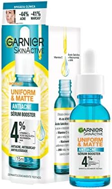 Garnier Uniform & Matte Sérum Facial Antiacne, Reduz Espinhas e M...