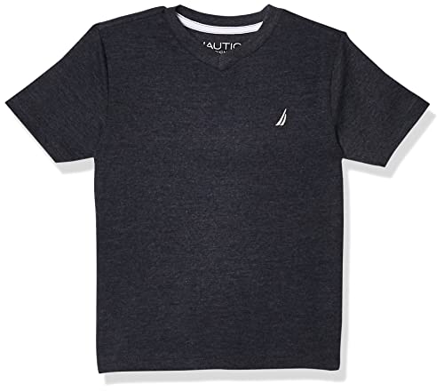 Image of Nautica Boys' Short Sleeve Solid V-Neck T-Shirt
