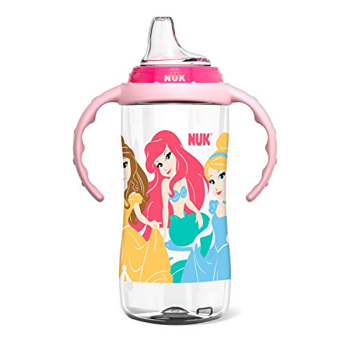 NUK Disney Learner Cup for Babies 8+ Months - 10 Oz Capacity - Princess Design