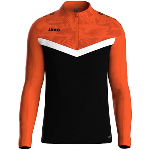 Top zippé JAKO contre le froid pour courir au sec avec polaire