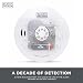 BLACK+DECKER Multi-Sensor Smoke And Heat Alarm. Battery Powered With 10 Year Battery Included. Easy To Install Smoke Detector Fire Alarm. Smoke Alarms for Home.