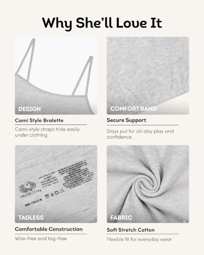 Fruit of the Loom Girl's Everyday Training Bra Multi-Packs - image 4