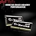 G.SKILL Ripjaws DDR5 SO-DIMM Series DDR5 RAM 96GB (2x48GB) 5600MT/s CL46-45-45-89 1.10V Unbuffered Non-ECC Notebook/Laptop Memory SO-DIMM (F5-5600S4645A48GX2-RS)