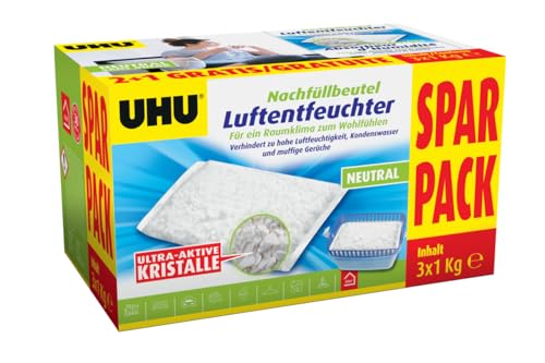 UHU Luftentfeuchter Nachfüll-Beutel 3x1000g