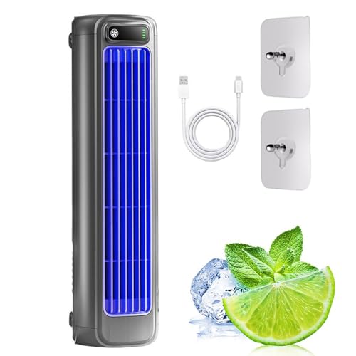 HNGKGJBL Brizac Air Conditioner, Sherum Cooling Ace Portable Air Conditioner, Brizaac, Ac Fans That Blow Cold-Air for Bedroom with 3 Speeds(Dark gray)