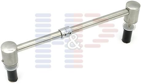 Celmac FBH11SS Top Fix Toilet Seat Hinge Pack, Stainless Steel