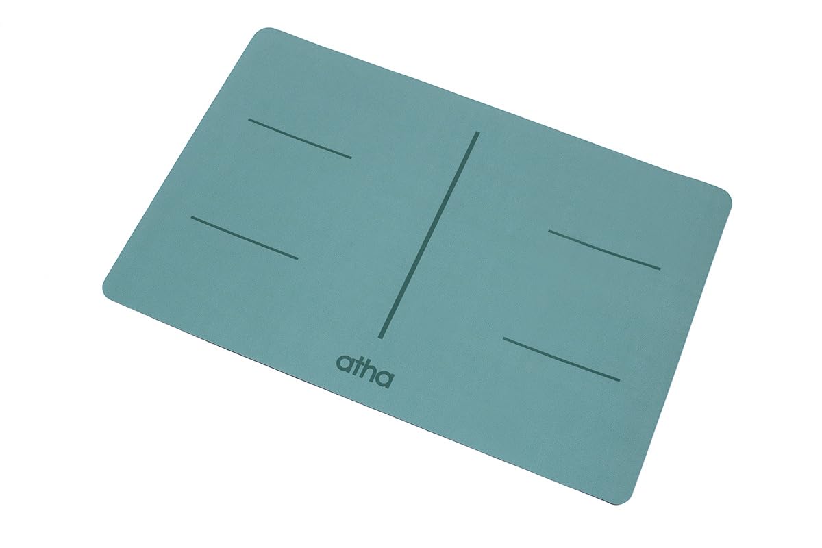 atha PRO X Yoga Pad 5.2 mm – Almohadilla de Yoga Antideslizante para Rodillas y Codos – Soporte Extra y Amortiguación para Posturas Exigentes – Verde Claro