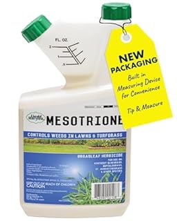 Liquid Harvest Mesotrione - 32oz - Mesotrione Concentrate (Compare to Tenacity) - Pre and Post-Emergent Weed Killer for Lawn and Turf Grasses