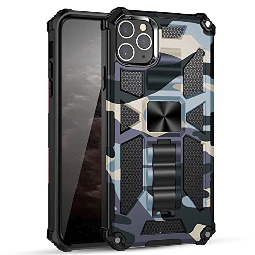 Coque blindée iPhone 12 13 Pro Max avec support voiture magnétique militaire antichoc