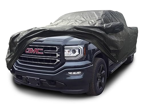Xtrashield Custom Fit 2003-2019 GMC Sierra 1500 2500 3500 Crew Cab 6.5ft Short Bed Truck Car Cover Black
