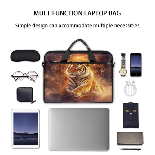 Maletín del espacio signo zodiacal Tigre para laptop 15 pulgadas miniatura 7