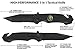 US Navy United States Navy Seal Team 6 Devgru 3 in 1 Tactical Pocket Knife with Glass Breaker, Seatbelt Cutter and Steel Serrated Blade
