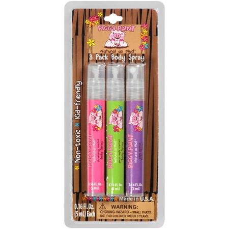 PIGGY PAINT 3 PACK BODY SPRAY