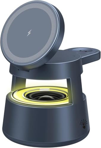 MOXVI Magnetic 5 in 1 Multi-use Wireless Charging Station | Mag-S...