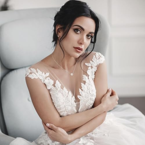 2/4/6Pcs Bridesmaid Gifts - Pearl Necklaces for Women Wedding - Bridesmaid Getting Ready Outfit2