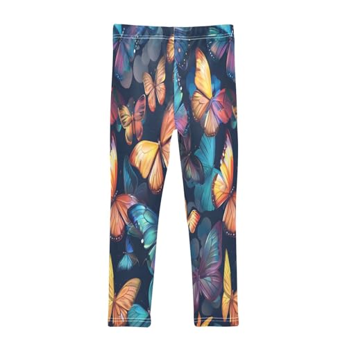 Bolaz Toddler Girls Leggings Printed Yoga Pants Leggings Many Butterflies for Kids2