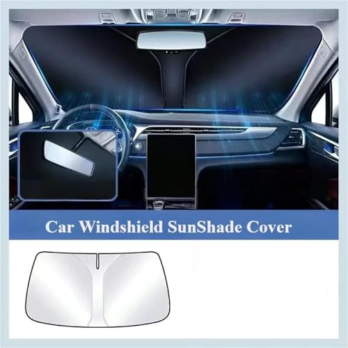 Pare-brise intérieur soleil protection auto réfléchissante Skoda Octavia A7 S - 6