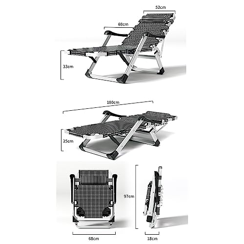 Structure en acier robuste pour cette chaise longue pliante de luxe - 7