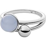 skagen ring damen Material: Edelstahl Skagen Damen-Vorsteckring Edelstahl silberfarben, SKJ1437040