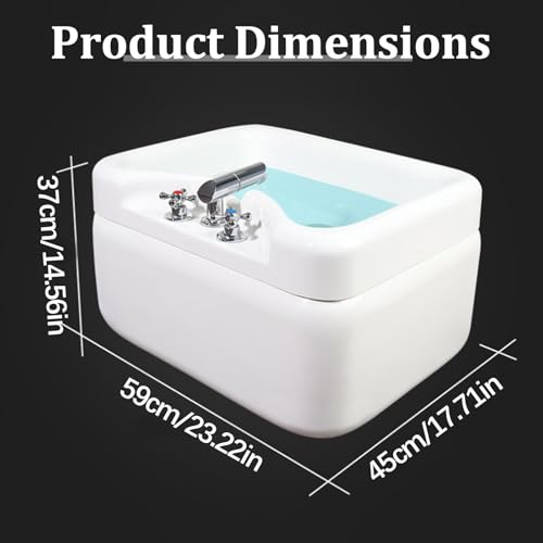 Spa de pies acrílico portátil para pedicura y masaje miniatura 2
