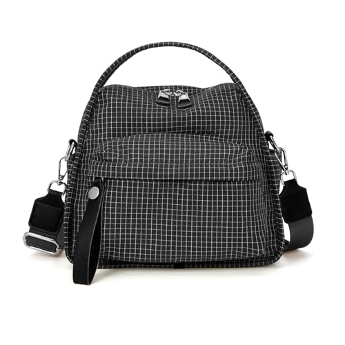 CATSEA Women's Elegant Solid Color Shoulder Bag Fashionable Zipper Crossbody Bags Soft Top Handle Handbag Purse