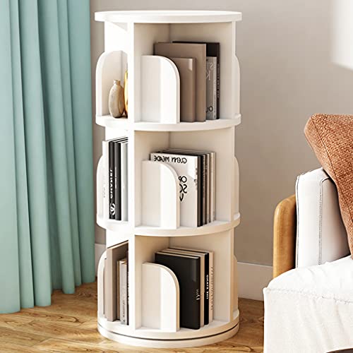 Draaibare boekenplank eenvoudige 360 graden studentenboekenplank voor kinderen eenvoudige boekenplank in de… - Image 3