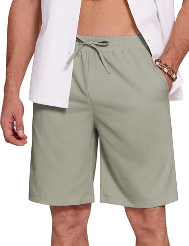 COOFANDY Pantaloncini da Uomo Estivi e Leggeri, Bermuda Casual ed