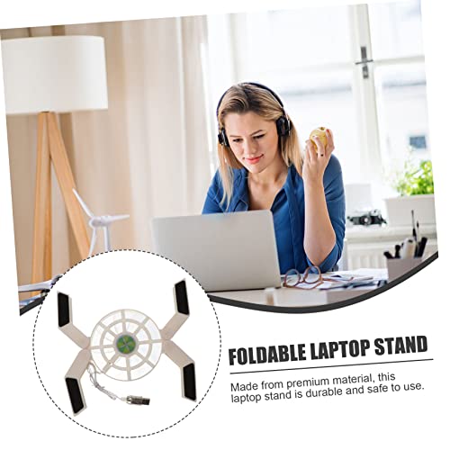 Base de refrigeración para laptop con ventilador y LED miniatura 6