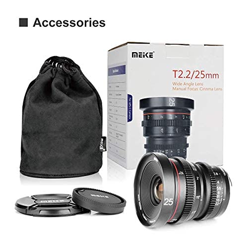 Lente Meike 25mm T2.2 Gran Apertura para Fujifilm X - Fernando Cortés