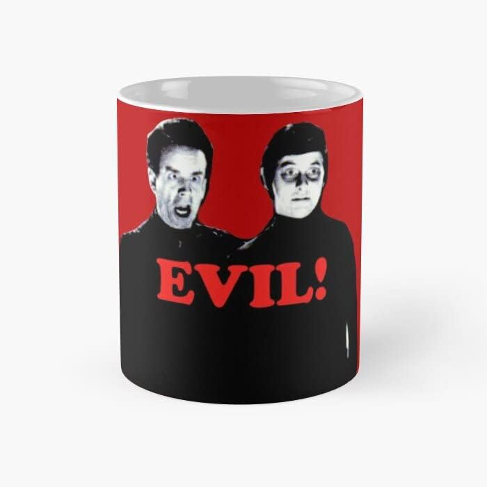 Taza de café Evil! Taza de café de 11 onzas, regalo para decoración de Halloween, taza de Halloween, regalo para amantes del terror